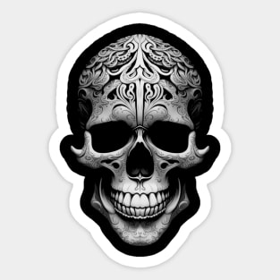 Ornate Skull Sticker